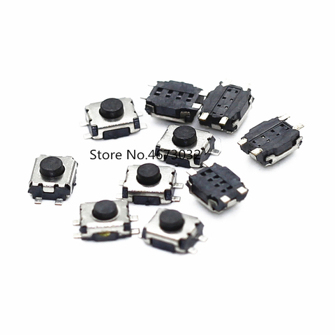 100pcs 3*4*2 Micro Button Tact switch 4 Pins SMD Little Turtle Double Spring 3x4x2MM Interrupteur Tablette 3*3.5*2 ► Photo 1/3