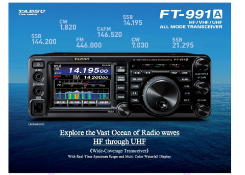 Yaesu FT-991A Base Shortwave Radio Station Ham Radio HF/VHF/UHF Full-Mode Full-Band Digital Shortwave Car Radio Transceiver ► Photo 1/2