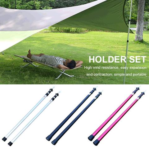 Telescoping Tarp Poles Portable Lightweight Replacement Canopy Adjustable Aluminum Rods For Tent Awning Outdoor Camping Hiking ► Photo 1/6