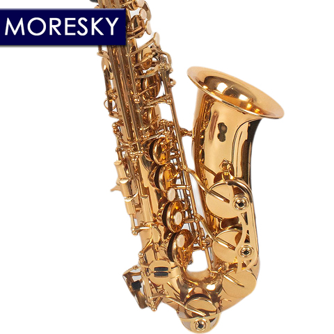 MORESKY E-Flat Eb Alto Saxophone Gold Keys with Case Music Instrument ► Photo 1/5