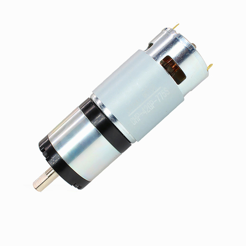 42GP775 DC 12V/24V Planetary gear Motor 42mm Torque metal DIY Bank office equipment Precision ► Photo 1/5