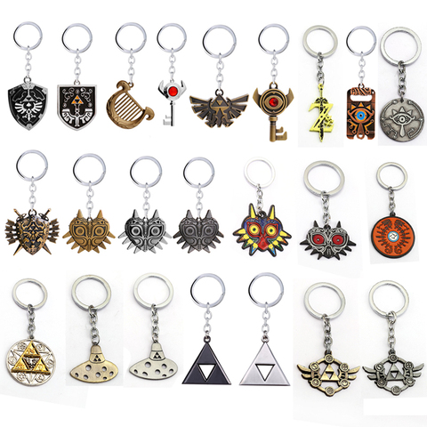 HOT Game Jewelry The Legend of Zelda Keychain Metal Keyring key chain for Men Women Souvenirs Jewelry Gifts ► Photo 1/6