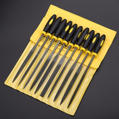 10 Pcs Needle File Set For Jeweler Wood Carving Craft Metal Glass Stone 3 Sizes ► Photo 1/6