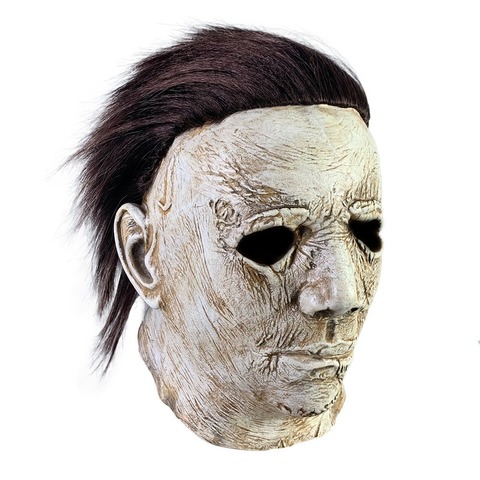 Halloween Horror Michael Myers Mask Cosplay Latex Full Face Helmet Party Scary Props Home Decoration Accessories ► Photo 1/6