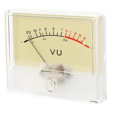 VU meter T - 90 high DB VU meter header level amplifier with audio device accessory bulb equipped with pointer type dial with ► Photo 1/6