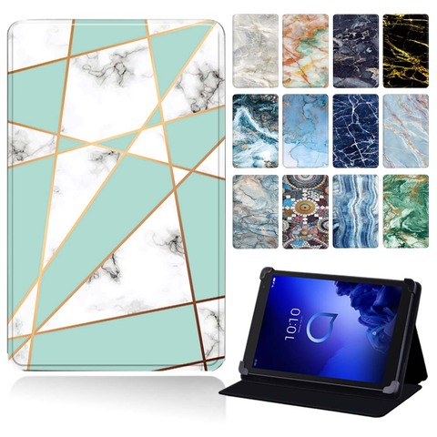Universal Tablet Case for Alcatel 1T 7/3T 8/3T 10/1T 10/A3 10 Bracket Anti-Fall Pu Leather Cover Case+ Free Stylus ► Photo 1/6