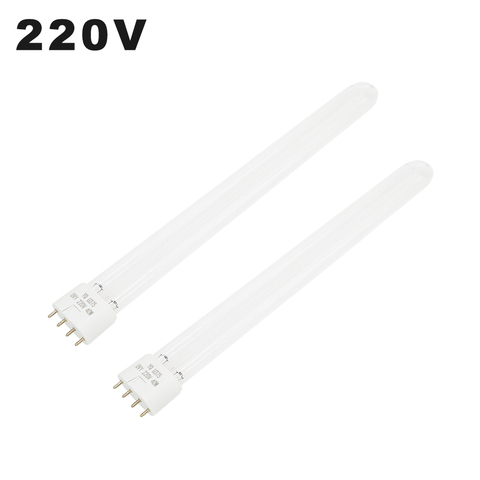 AC220V High Ozone UVC Sterilizing Lamp Tubes 38W Ultraviolet Germicidal Lamps 2G11 UV Disinfection Spare Light Tube  253.7nm ► Photo 1/6