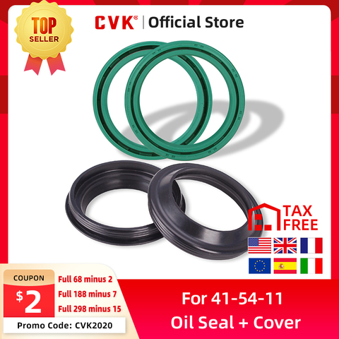 CVK 41x54x11 41 54 11 Front Fork Damper Oil Seal and Dust Seal for Honda CB400 CB-1 VTEC CB-1 Hornet 250 Magna (41*54*11) ► Photo 1/6