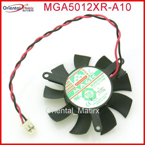 Free Shipping MAGIC MGA5012XR-A10 MGA5012XF-A10 0.19A 45mm 39*39*39mm Video Fan For NVIDIA Graphics Video Card Fan 2Pin ► Photo 1/5