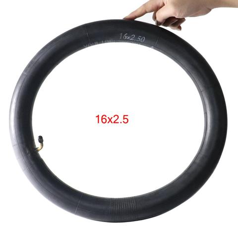 Inner Tube 16 x 2.50 e-Bike Gas Electric Scooters tubes 16x2.5 with Bent Valve Stem Electric Scooter Accessories ► Photo 1/6