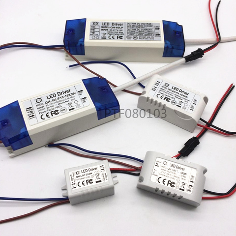 AC 85-265V 1-2x3w 2-4x3w 6-10x3w 10-18x3w 18-30x3w 600mA 650mA LED Driver Convertor Transformer For Ceiling Light Power Supply ► Photo 1/5