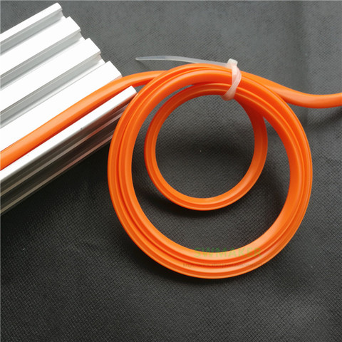 1 meter Orange 20 30series 6mm flat seal for 2022 aluminum profile soft Slot Cover/Panel CNC C-Beam machine Creality 3D printer ► Photo 1/2