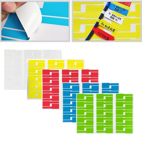 30Pc Cable Labels Sticker Waterproof Identification Tags Work with Laser Printer ► Photo 1/6