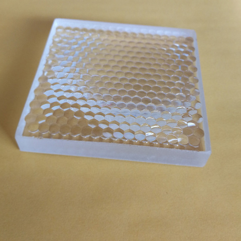Optical Fly's-eye Lens DIY Projector Light Glass Fresnel Lighthouse 66x63.6mm Illuminating System Lentes Compound Eye Lenses ► Photo 1/5