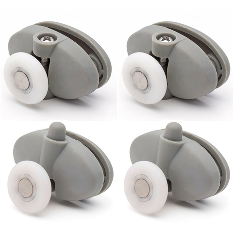 4pcs/8pcs Butterfly Shower Door Roller Runner Wheel Diameter23mm/25mm, Set of 8 (two screw distance 30mm) ► Photo 1/5