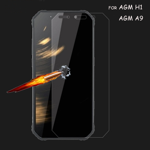 2Pcs 2.5D 9H Screen Protector Premium Tempered Glass For AGM A9 H1 Cover Protective Phone Film ► Photo 1/6