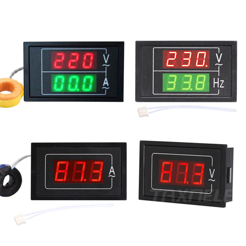 DL85 AC80-500V 100A 60A Dual Display Voltage Current Meter Detector Frequency Meter Amperimetro LED Voltmeter Ammeter AC Meter ► Photo 1/6