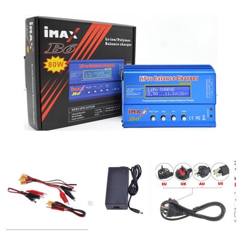 IMAX B6 Digtal LCD RC Battery Balance Charger Discharger with 15v 6A AC/DC Adaptor for RC Lipo Li-Ion Ni-MH Battery Charging ► Photo 1/6