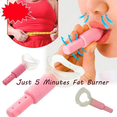 Just 5 Minutes Abdominal Breathing Exerciser Trainer Slim Slimming Waist Face Loss Weight Increase Lung Capacity Face Lift Tool ► Photo 1/6