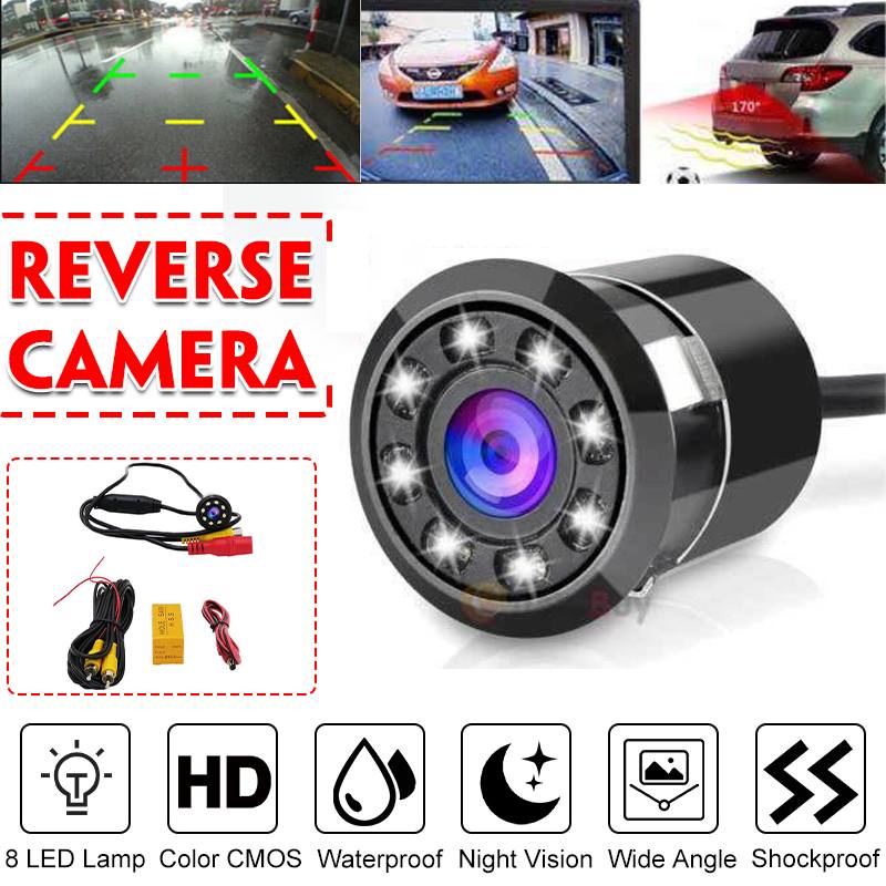 Anti Fog Night Vision Waterproof Car Rear View Reverse Backup Camera & 170° CMOS 