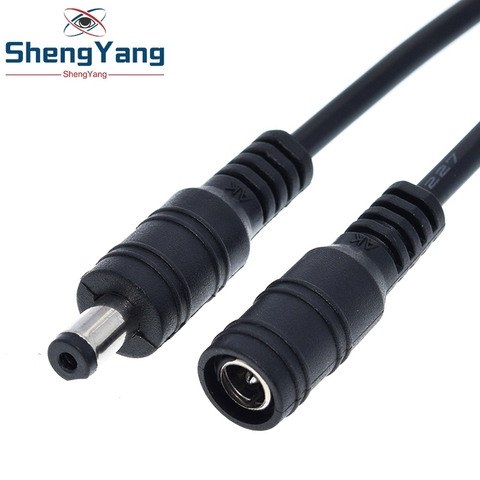 ShengYang  1Set 5.5x2.1 Plug DC male or Female Cable Wire Connector For 3528 5050 LED Strip Light For diy ► Photo 1/6