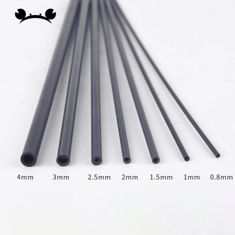 8pcs/lot Carbon Fiber Hollow Tube 2mm/3mm/4mm/5mm/6MM (200mm or 400mm length)  for Quadcopter Multicoptor ► Photo 1/5