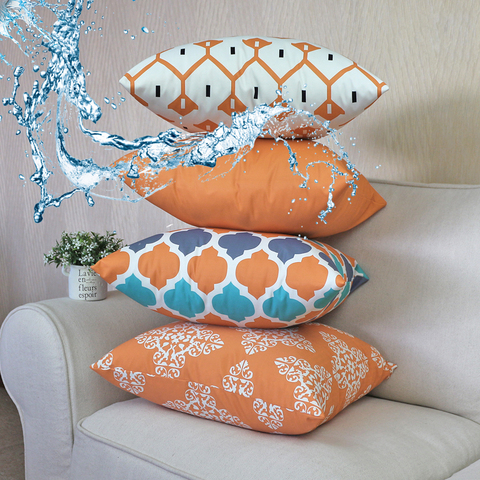 Free Shipping 40/45/50/55/60cm Polyester Twill Waterproof  Print  Cushion Cover  HT-PTWPC-B ► Photo 1/5