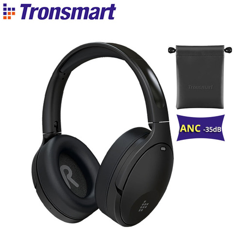 Tronsmart Apollo Q10 Bluetooth 5.0 Headphones Active Noise Cancelling Wireless Headset with100-hour Playtime,Touch/App Control ► Photo 1/6