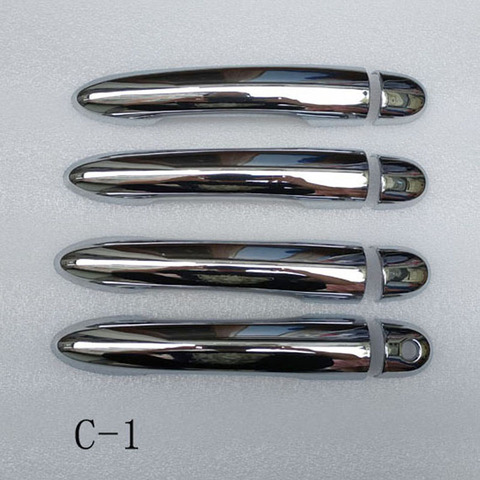 For Renault Megane ii 2 MK2 2002 2003 2004 2005 2006 2007 2008 ABS Chrome Door Handle Cover trim ► Photo 1/6