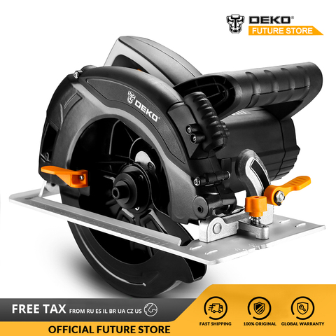 DEKO DKCS1600 Circular Saw Power Tools with Blade, Dust Passage, Auxiliary Handle, High Power and Multi-function Cutting Machine ► Photo 1/6