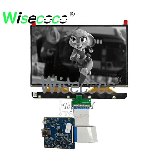 8.9 inch 4k Monochrome LCD Panel 3d printer Display Open-cell For Raspberry Pi 4 3 2 1 Monochrome Lcds Hdmi-Mipi Driver Board ► Photo 1/5