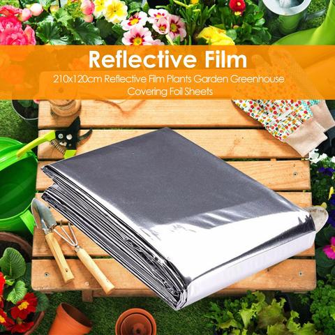 Reflective Film Plants Garden Greenhouse Covering Foil Sheets Survival Emergency Rescue Warm Blanket 210x120cm ► Photo 1/6