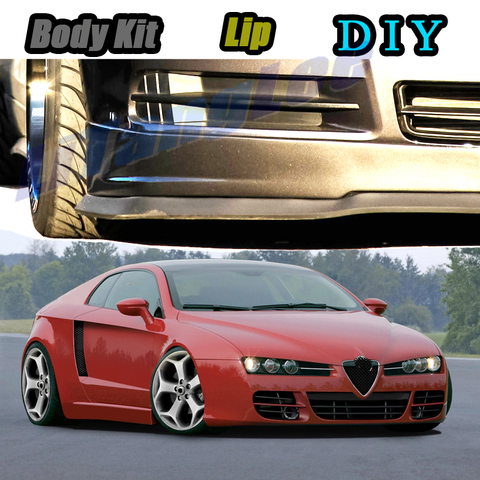 Car Bumper Lip Front Spoiler Skirt Deflector For Alfa Romeo Brera / Spider AR  Tune Car Modification Modified Body Kit Lips ► Photo 1/5