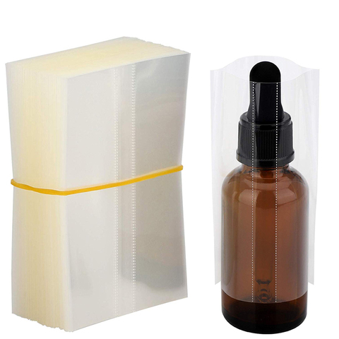 Heat Shrink Wrap Film for 30ml 50ml Glass Bottle E Liquid Dropper Bottles Heat Shrink Film Shrink Seal Free Shipping ► Photo 1/6