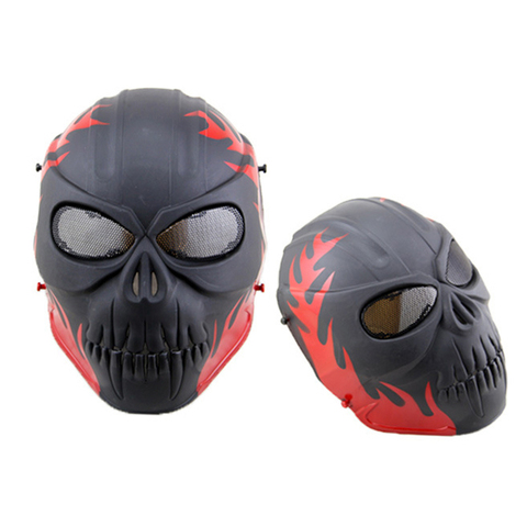 Sniper Skull Mask CS Field Protective Mask Halloween Ball Mask Movie Props Airsoft Shooting Outdoor Hunting Protection Mask ► Photo 1/6