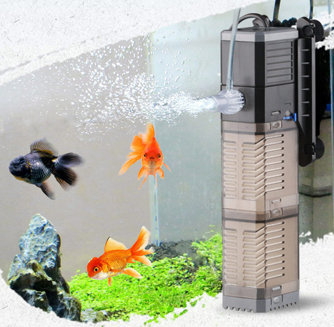 Sunsun Aquarium Filter Pump Super 5 In 1 Fish Tank Submersible Air Oxygen Internal Pump Aquarium diving fountain pump for filter ► Photo 1/6