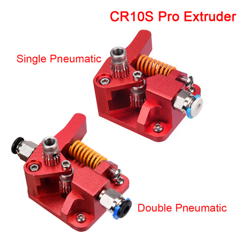 CR10S PRO Dual Gear Extruder Upgrade MK8 Extruder Double Pulley Direct Aluminum For Ender 3/5 CR10S PRO 3D Printer Parts ► Photo 1/6