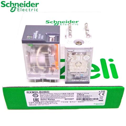 Schneider relay 5PCS RXM2LB2BD RXM2LB2P7 RXM2LB2B7 RXZE1M2C 2CO 5A 24VDC 24VAC 230VAC Brand new and original Schneider relay ► Photo 1/6