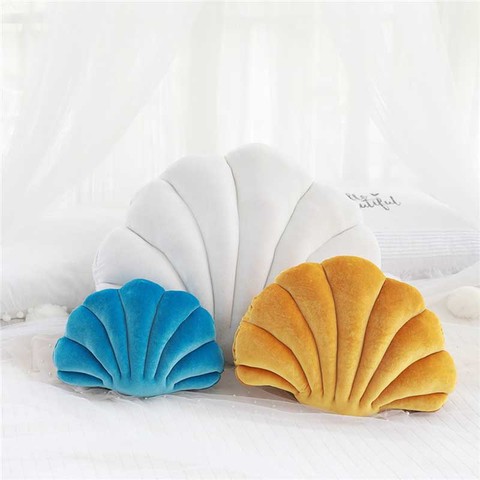 Sea Shell Simulation Seat Cushion Children's Plush Doll Birthday Gift Back Chair Decoration Couch Pad ► Photo 1/1