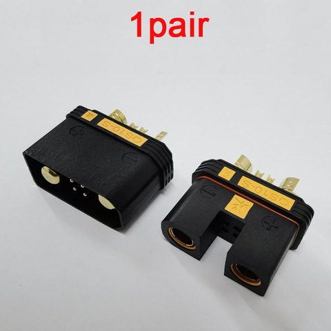 1pair QS10-S Male Female Plug Anti-Spark High Current Power Supply Battery Connector Weldable for RC Agriculture Drone Airplane ► Photo 1/6