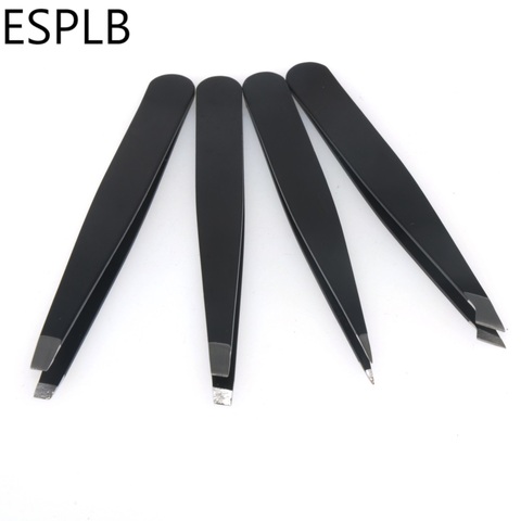 4pcs Stainless Steel Tweezers Anti-static Maintenance Industry Electronics Precision Tweezers for Eyebrow DIY Repair Tools ► Photo 1/6