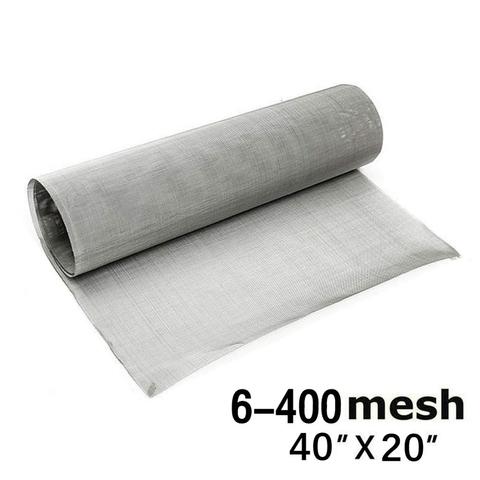 Mesh 6 to 400 304 Stainless Steel Mesh Filter Net Metal Front Repair Fix Mesh Filtration Woven Wire Screening Sheet Screening ► Photo 1/6