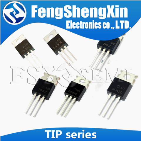 10pcs  TIP29C TIP30C TIP31C TIP32C TIP41C TIP42C LM317T IRF3205 Transistor TO-220 TO220 TIP31 TIP32 TIP41 TIP42 LM317 IRF3205PBF ► Photo 1/6