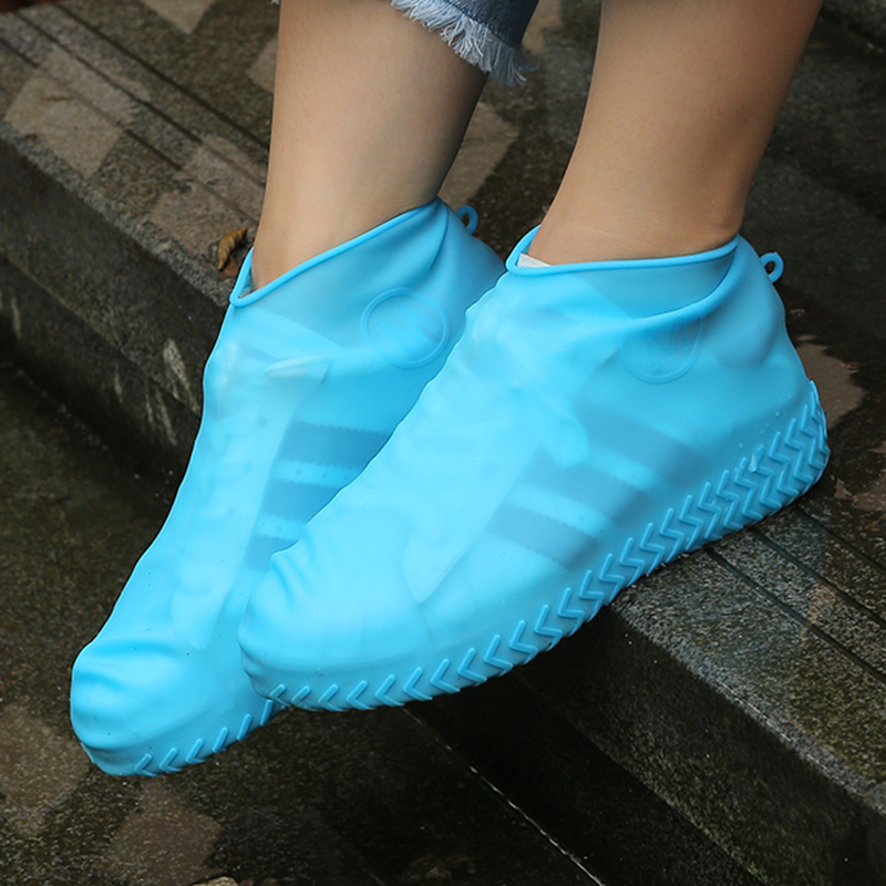Non-slip Silicone Waterproof Shoe Covers S/M/L Rain Boot Overshoes Protector New 