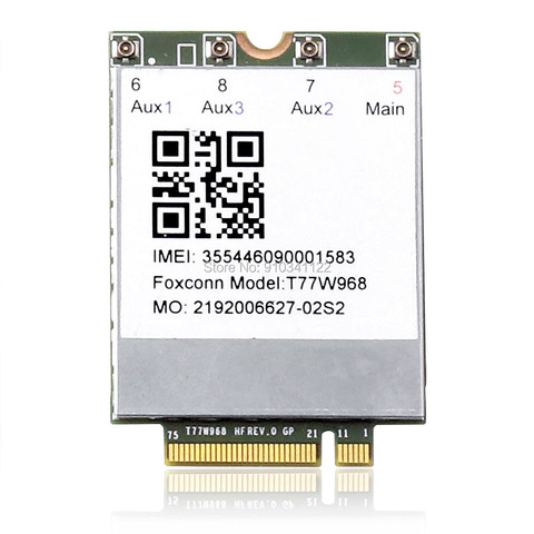 Original  DW5821e T77W968 LTE Cat16 M.2 4G module for Dell Latitude 7400 7400 2-in-1 5424 5420 Rugged 7424 Rugged Extreme ► Photo 1/5