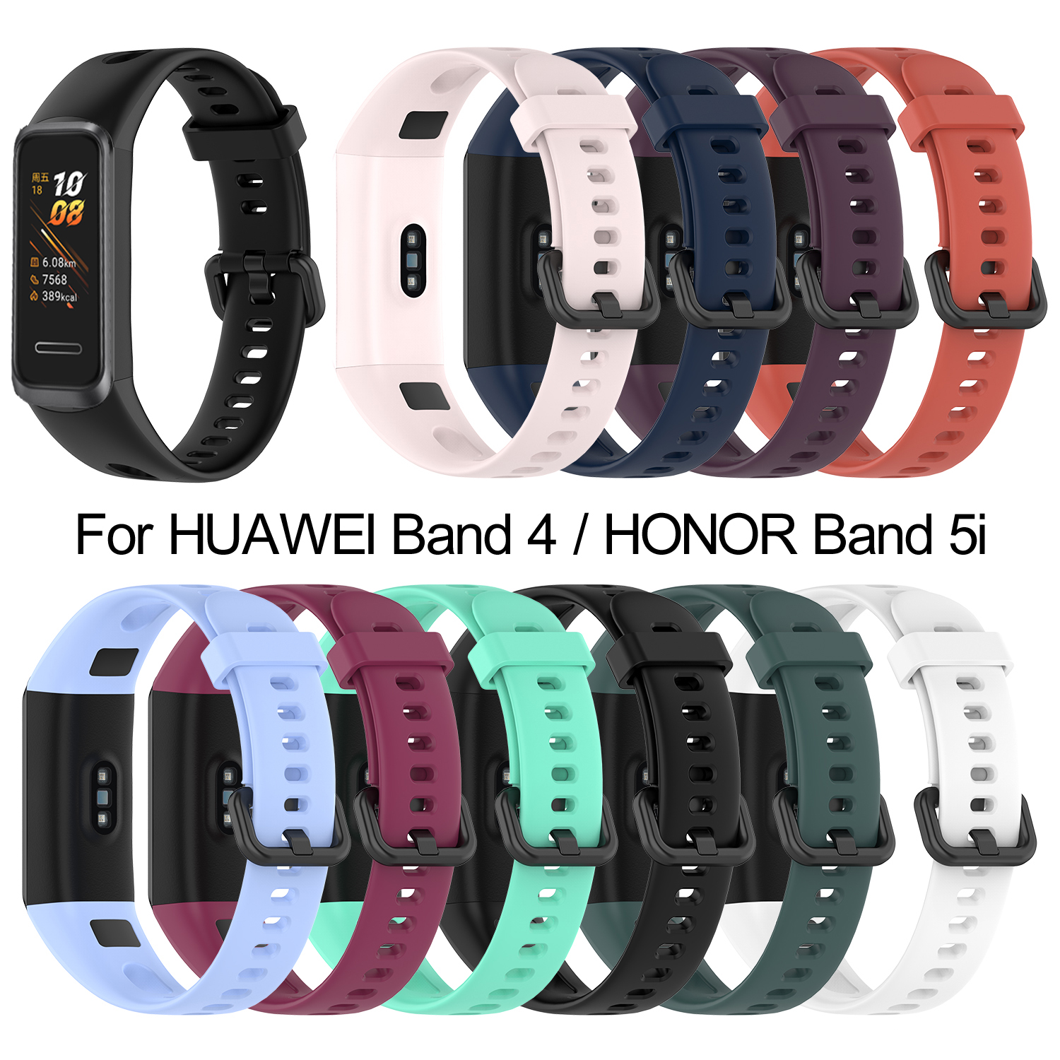For Huawei Honor Band 2 pro Original Replacement Silicone Sport Wrist Band Strap 