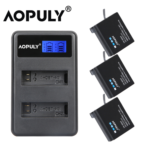 Buy Online Aopuly Gopro Hero 4 Battery And Dual Charger For Gopro Hero4 Gopro Ahdbt 401 Hero4 Hero4 Black Silver Action Camera Bateria Alitools