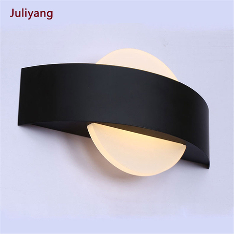 Simple modern 6W acrylic wall lamp Wall Mounted Sconce Lights lamp Living room hotel corridor bedroom wall lamp AC90V-260V ► Photo 1/6