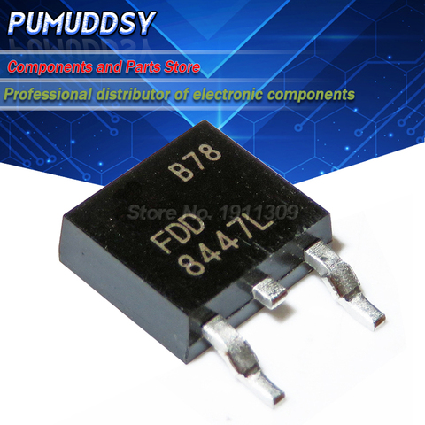 10PCS New FDD8447L TO-252 8447L LCD Board Common MOSFET IC ► Photo 1/1