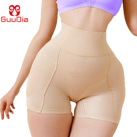 GUUDIA Women Butt Lifter Removable Padded Hip Enhancer Shapewear High Waist Thigh Slimmer Seamless Body Shaper Pad Panties ► Photo 1/6